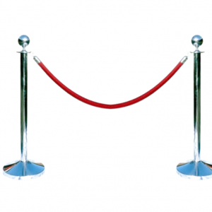 เสากั้นทางเดินแบบเชือก | Rope barrier post
